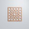 Ekena Millwork Medium Harlingen Decorative Fretwork Wood Wall Panels, Cherry, 15 3/8"W x 15 3/8"H x 3/8"T WALW16X16X0375GLNCH - alternate 3
